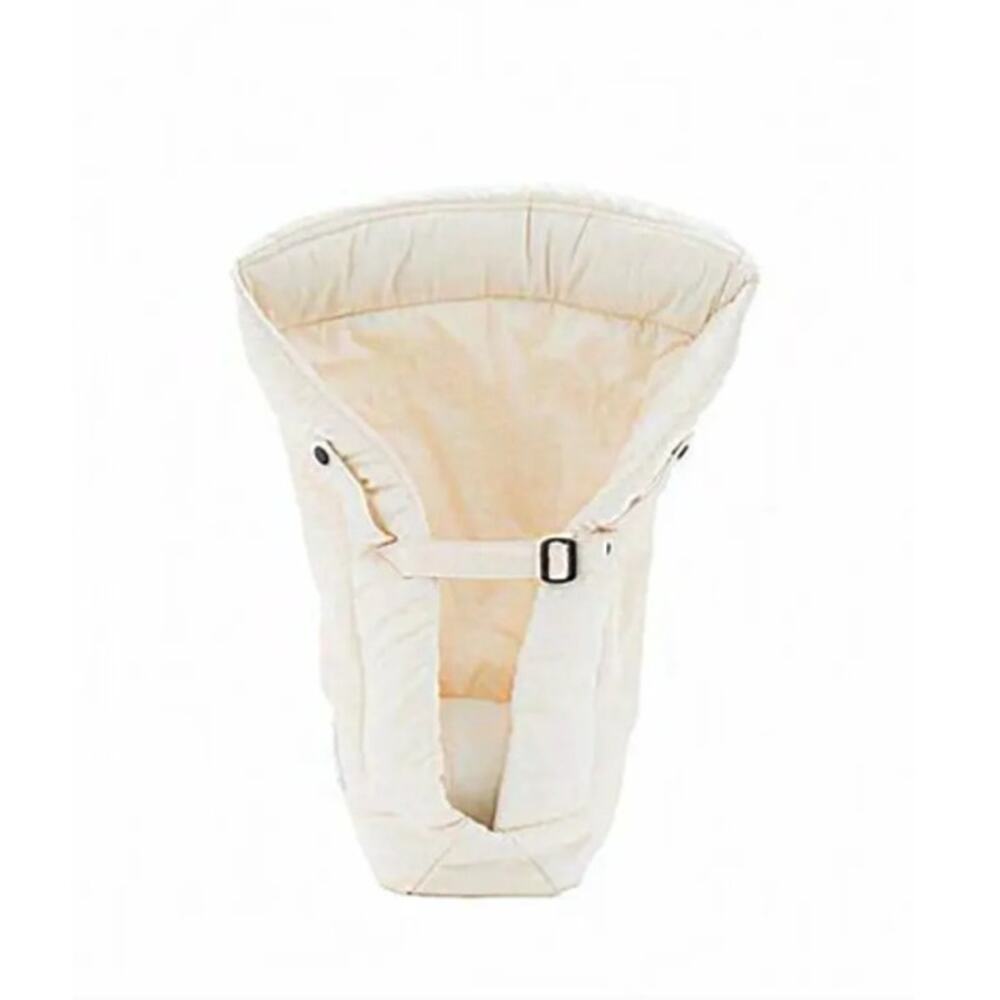 NEW! ERGObaby 'Easy Snug' Cotton Poplin Baby Insert in CAMEL/BLACK